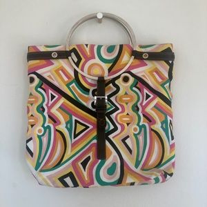 Vintage Luella Fiorel Ring Canvas Tote Bag